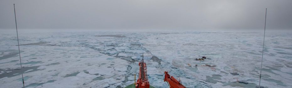 Polarstern at the ice floe