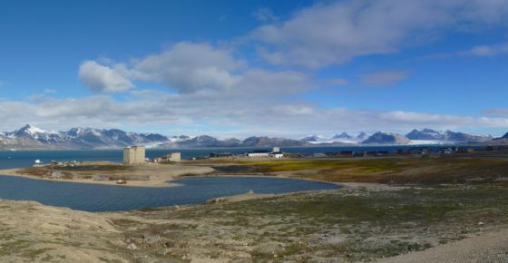 Panoramic of Ny-Alesund