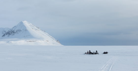 Drilling permafrost in Svalbard
