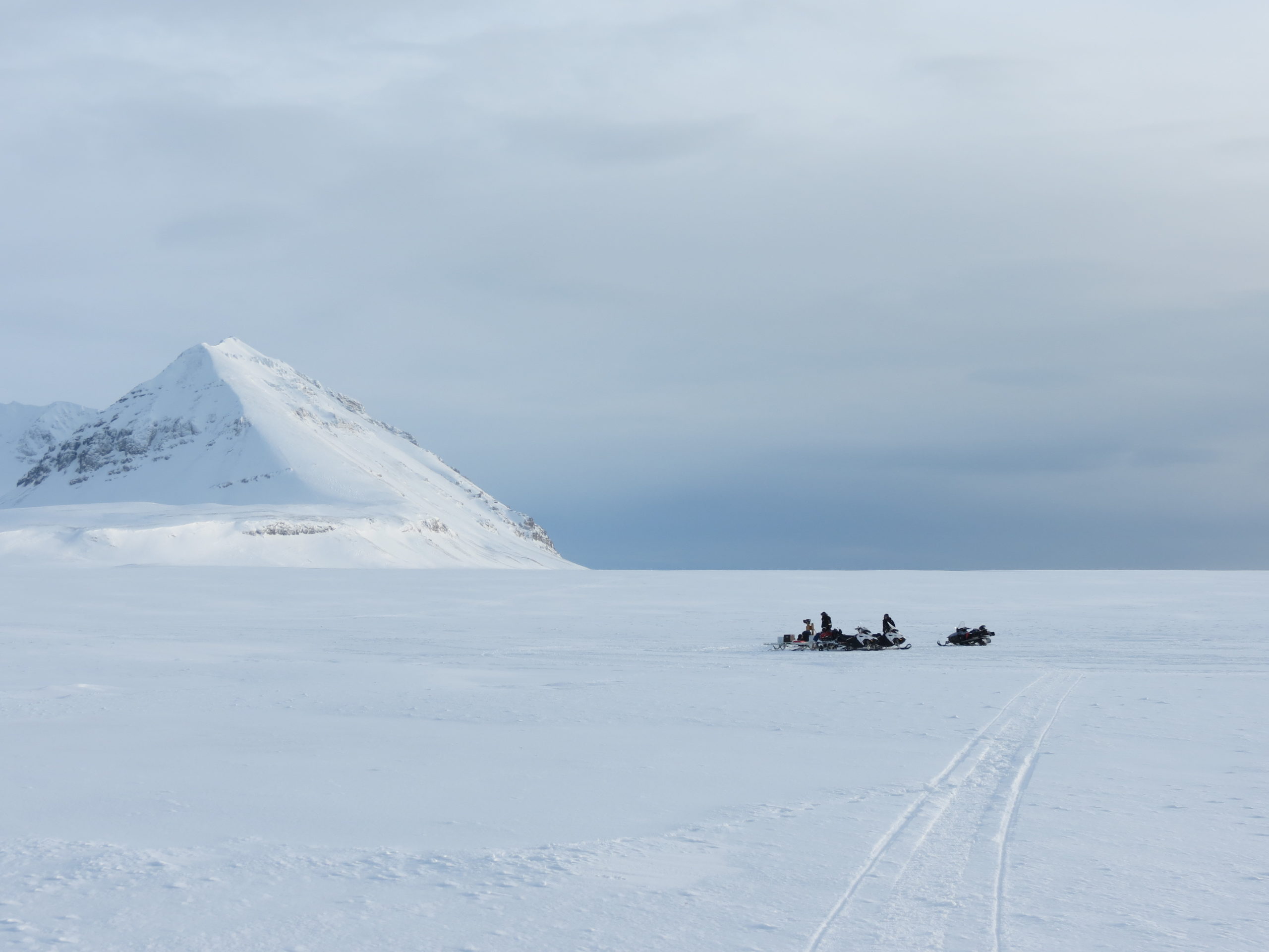 Drilling permafrost in Svalbard